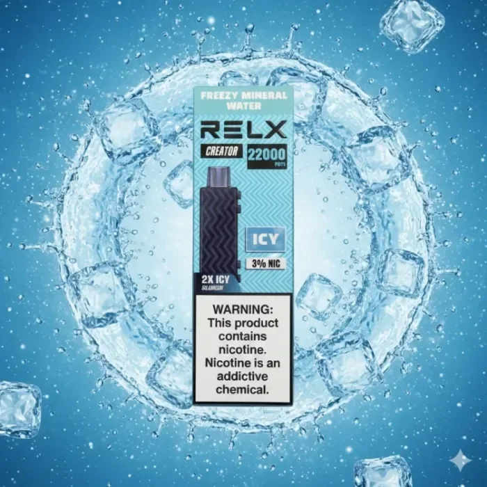 RELX拋棄式22000口--極涼礦泉水