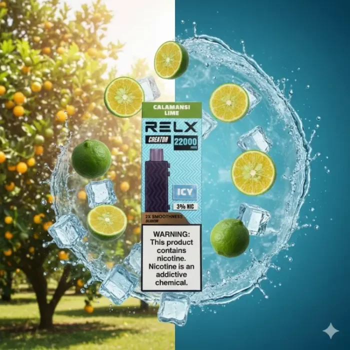 RELX拋棄式22000口--青檸